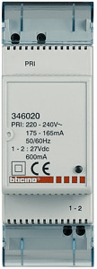 ZASILACZ SYSTEMU WIDEODOMOFONOWEGO I MY HOME - 0,6 A - LEGRAND - 346020