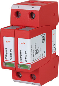 OGRANICZNIK PRZEPIĘĆ AC TYP T2 2P 20kA 1,5kV DEHNguard M TN 275 - DEHN - 952200