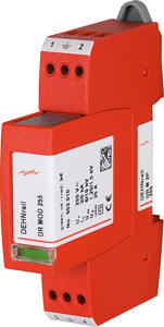 OGRANICZNIK PRZEPIĘĆ AC TYP T3 2P 5kA 1,5kV DEHNrail M 2P 255 - DEHN - 953200