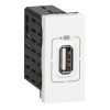 GNIAZDO ZASILAJĄCE 1 X USB 5 V 750 MA BIAŁY MOSAIC - LEGRAND - 077591