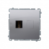 Gniazdo HDMI pojedyncze (moduł); stal inox - KONTAKT SIMON - BMGHDMI.01/21