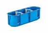 PUSZKA PODTYNK FI 3X60X63 POTÓJNA DO PUSTYCH ŚCIAN GIPS GŁĘBOKA NIEBIESKI MULTIBOX P3X60D - SIMET - 32104203