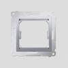 Adapter (przejściówka) na osprzęt standardu 45 × 45 mm; srebrny mat *Do gniazd teleinformatycznych Simon Connect - KONTAKT SIMON - DA45.01/43