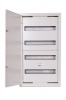 ROZDZIELNIA MODUŁOWA METAL NATYNK 72 MODUŁY 4X18 IP30 440X755X132 BIAŁY Z ZAMKIEM - SABAJ - NRPSM 72 (4X18) Z