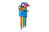 ZESTAW KLUCZY TORX DŁUGIE 9 SZT. - HOGERT - HT1W817