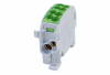 BLOK ROZDZIELCZY ODGAŁĘŹNY SCB 25 AL/CU 80110 SIMBLOCK ZIELONY - SIMET - 81501005