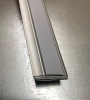 PROFIL ALUMINIOWY NAROŻNY NZA DO TAŚM LED DŁUGOŚĆ 202CM SZEROKOŚĆ 2.3CM SREBRNY ANODOWANY Z KLOSZEM MLECZNYM I DWOMA ZASLEPKAMI - POLTRONIC - PC031597