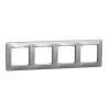 Ramka 4-krotna, srebrne aluminium Sedna Design - SCHNEIDER ELECTRIC - SDD313804