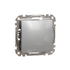 Sedna Design, Łącznik schodowy 16AX, srebrne aluminium - SCHNEIDER ELECTRIC - SDD113166