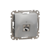 Sedna Design, Gniazdo komputerowe RJ45 kat.6 STP, srebrne aluminium - SCHNEIDER ELECTRIC - SDD113461S