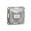 Sedna Design, Czujnik ruchu z łącznikiem, srebrne aluminium - SCHNEIDER ELECTRIC - SDD113504