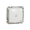 Sedna Design, Przycisk "dzwonek" IP44, biały - SCHNEIDER ELECTRIC - SDD211131