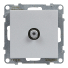 GNIAZDO TV TYP "F" - KOŃCOWE - 1.5 DB ALUMINIUM SUNO - LEGRAND - 721363