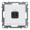 GNIAZDO ŁADOWARKA PODWÓJNA USB TYP C+C 3 A 5V BIAŁY SUNO - LEGRAND - 721131