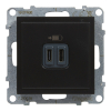 GNIAZDO ŁADOWARKA PODWÓJNA USB TYP C + C 3 A 5V CZARNY SUNO - LEGRAND - 721431