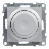 ŚCIEMNIACZ OBROTOWY - 240 V~ - 50 HZ - 5 - 75 W ( 10 LAMP MAKS.) DLA LAMP LED Z OPCJĄ ŚCIEMNIANIA - BEZ ZACISKU NEUTRALNEGO ALUMINIUM SUNO - LEGRAND - 721379