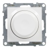 ŚCIEMNIACZ OBROTOWY 240 V~ - 50 HZ - 5 - 75 W ( 10 LAMP MAKS.) DLA LAMP LED Z OPCJĄ ŚCIEMNIANIA - BEZ ZACISKU NEUTRALNEGO  BIAŁY SUNO - LEGRAND - 721179