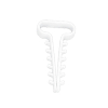 UCHWYT SZYBKIEGO MONTAŻU PŁASKI USMP-5 5X2,5MM BIAŁY /100SZT/ - ELEKTROPLAST OPATÓWEK - 16.4