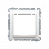 ADAPTER NA OSPRZĘT 45X45 MM MOCOWANIE NA WKRĘTY I ŁAPKI BIAŁY BASIC - KONTAKT SIMON - BMA45M/11