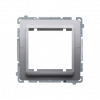 Adapter (przejściówka) na osprzęt standardu 45 × 45 mm. Montaż do puszki na łapki i wkręty; stal inox - KONTAKT SIMON - BMA45M/21