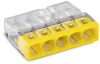 SZYBKOZŁĄCZKA 5X0,5-2,5MM2 COMPACT TRANSPARENTNA WAGO  - WAGO - 2273-205