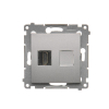 GNIAZDO HDMI SREBRNY MAT SIMON 54 - KONTAKT SIMON - DGHDMI.01/43