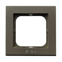 RAMKA POJEDYNCZA DO ŁĄCZNIKÓW IP44 CZEKOLADOWY METALIK SONATA - OSPEL - RH-1R/40