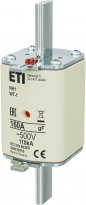 WKŁADKA TOPIKOWA NH - SZYBKA / KOMBI NH1/WT-1 GF 160A/500V - ETI - 004139119