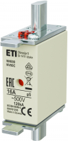 WKŁADKA TOPIKOWA NH - ZWŁOCZNA / KOMBI NH000 GG 16A/500V - ETI - 004181205