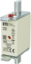 WKŁADKA TOPIKOWA NH - ZWŁOCZNA / KOMBI NH000 GG 35A/500V - ETI - 004181209