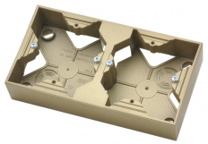 PUSZKA/ADAPTER DO SERII IMPRESJA PODWÓJNA ZŁOTY METALIC IMPRESJA  - OSPEL - PNP-2Y/28