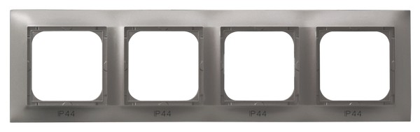 RAMKA POCZWÓRNA DO ŁĄCZNIKÓW IP-44 TYTAN IMPRESJA - OSPEL - RH-4Y/23