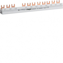 SZYNA GRZEBIENIOWA WIDEŁKOWA DO RCCB 3 BIEGUNY 10MM2 12M - HAGER - KDN363F