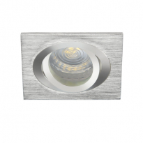 OPRAWKA SUFITOWA PUNKTOWA P/T IP20 GX5.3 ALUMINIUM KWADRAT SEIDY CT-DTL50-AL. - KANLUX - 18281
