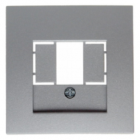 ELEMENT CENTRALNY DO GNIAZDA TAE I GŁOŚNIKOWEGO ALUMINIUM B.7 - HAGER - 10331404