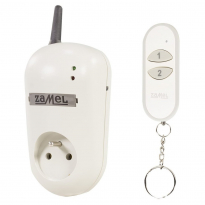 GNIAZDO ZDALNIE STEROWANE Z PILOTEM TYP: RWG-01K (RWG-01+P-257/2). - ZAMEL - EXF10000062