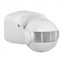 CZUJNIK RUCHU PIR ŚCIENNY 165° 1200W IP44 BIAŁY ALER JQ-30-W - KANLUX - 460