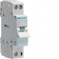 PRZEŁĄCZNIK I-II ZASILANIE DOLNE 1-POLOWY 16A - HAGER - SFL116