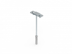 UCHWYT Z KOŁKIEM FI-12 DŁUGOŚĆ 160 MM DO (MAX 40 MM)  - ELKO-BIS - 91230301
