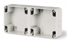 PUSZKA PODWÓJNA NATYNKOWA 2X95X95MM 2XM95 PROTECTA - SCAME - 137.102