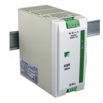 ZASILACZ STABILIZOWANY IMPULSOWY NA SZYNĘ TH35 Z ZABEZPIECZENIEM REGULACJI NAPIĘCIA IP20 KSR 12048 230/48V DC 120W 2,5A - BREVE - 18936-9998
