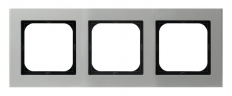 RAMKA POTRÓJNA ALUMINIUM 6MM SONATA - OSPEL - R-3RA/35