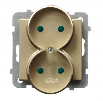 GNIAZDO PODWÓJNE DO RAMEK WIELOKROTNYCH SZAMPAŃSKI ZŁOTY SONATA - OSPEL - GP-2RRP/m/39