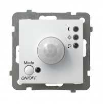 ELEKTRONICZNY CZUJNIK RUCHU BIAŁY AS - OSPEL - ŁP-16G/m/00