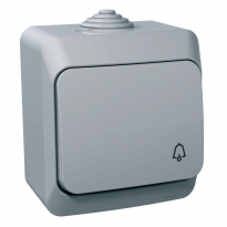 PRZYCISK "DZWONEK" JASNY SZARY CEDAR PLUS - SCHNEIDER ELECTRIC - WDE000612