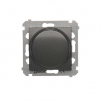 Regulator 1–10 V (moduł). Do załączania i regulacji źródeł światła z zasilaczami sterowanymi napięciem 1–10 V; antracyt - KONTAKT SIMON - DS9V.01/48
