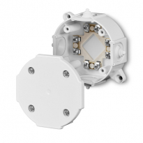 PUSZKA NATYNK 80X38MM OKRĄGŁA Z WKŁĄDEM IP41 HERMETYCZNA SZARY P5 - ELEKTRO-PLAST NASIELSK - 0212-00