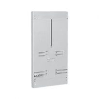 TABLICA LICZNIKOWA T-1FAZA/3FAZY-B/Z BEZ ZABEZPIECZEŃ Z NAKŁADKAMI IP20 200X378X25MM - ELEKTROPLAST OPATÓWEK - 10.4