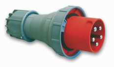 WTYCZKA PRZENOŚNA  POWER TWIST 63A 400V 3P+Z+N  - PCE - 035-6