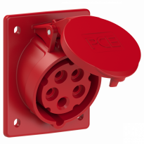 GNIAZDO TABLICOWE SKOŚNE TWIST  16A 400V 3P+Z+N 80x97mm  - PCE - 415-6